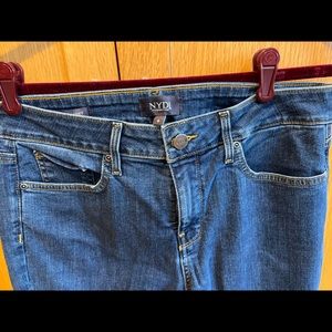 NYDJ Marilyn Straight Jeans, Size 6